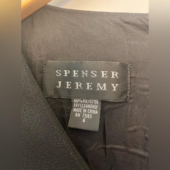 Vintage black dress with buttons size 6 - Picture 4 of 10